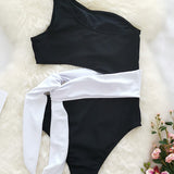 Legacy Sydney | One-Shoulder Swimsuit with Bow Detail