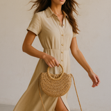 Legacy Sydney | Natural Bohemian Straw Handbag