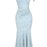 Lace Corset Wedding Guest Maxi Dress