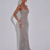 Celeste Embellished Formal Evening Grown