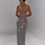 Celeste Embellished Formal Evening Grown