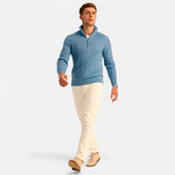 Legacy Sydney | Men’s Thick-Knit Turtleneck Zip Sweater