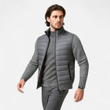 Legacy Sydney | Men’s Fleece Stand-Collar Patchwork Jacket