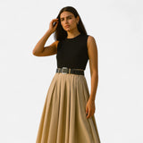 Legacy Sydney | Women’s Pleated Knitted Midi Dress