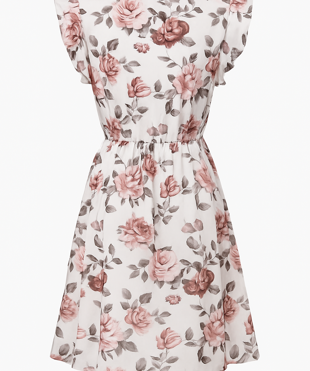 Ruffled chiffon Work midi dress