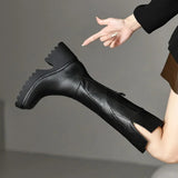 Women's Chunky Knee High Boots with