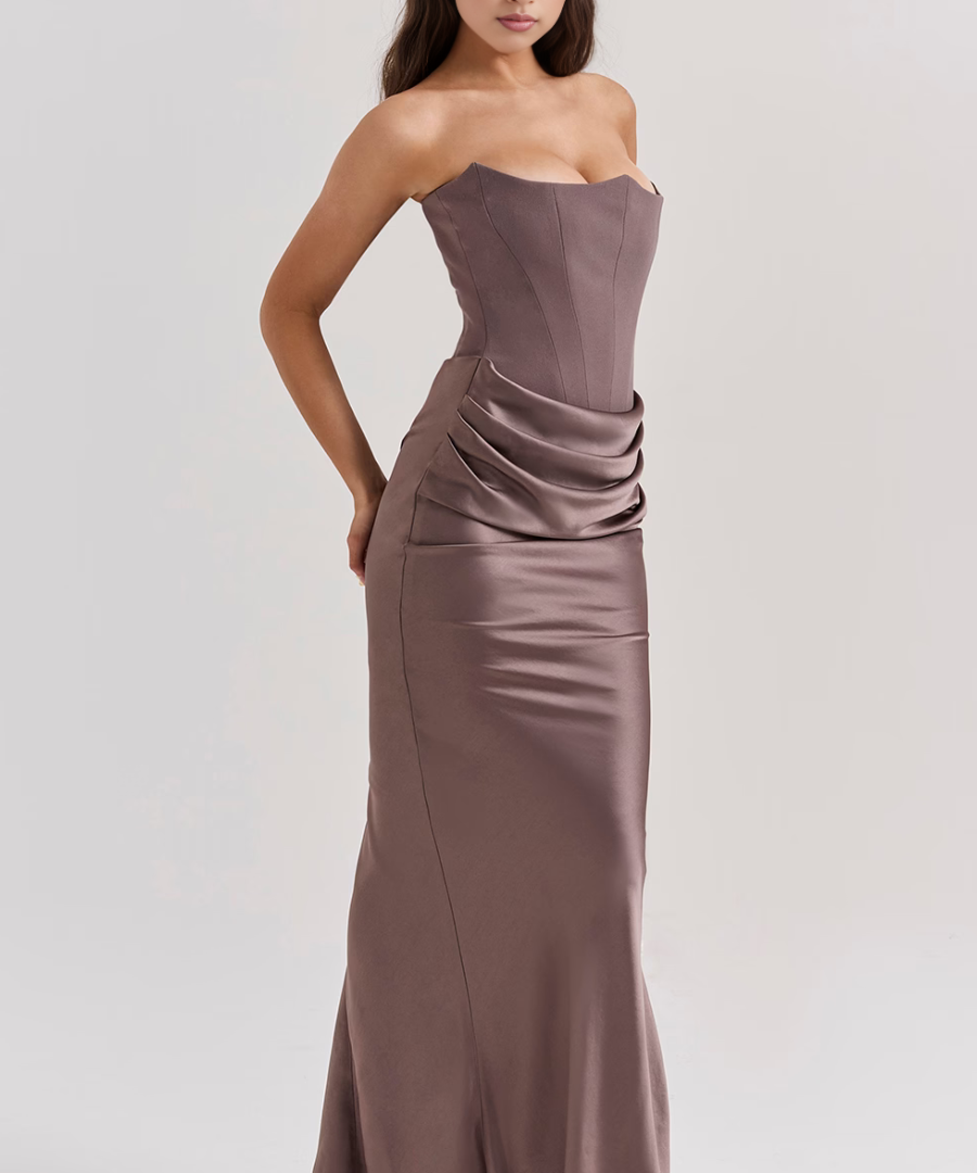 Legacy Sydney | Mia Strapless Corset Maxi Dress