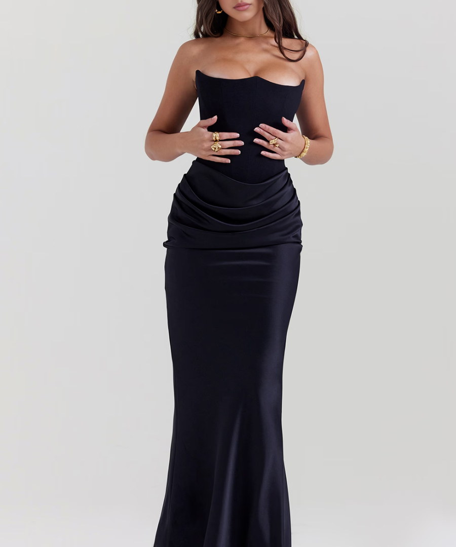 Legacy Sydney | Mia Strapless Corset Maxi Dress