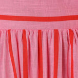 Striped Strappy Summer Beach Maxi Dress