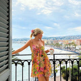 Amalfi Floral Summer Mini Dress