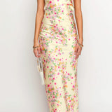 Yellow Summer Bloom Maxi Dress