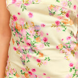 Yellow Summer Bloom Maxi Dress