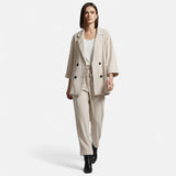 Legacy Sydney | Women’s Wrinkled Suit Jacket & Pants Set – Sculpted Autumn Elegance