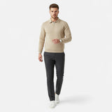 Legacy Sydney | Men’s Long-Sleeved Polo Shirt | Zipper Lapel