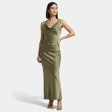 Legacy Sydney | Women’s Satin Slip Midi Dress