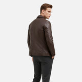 Legacy Sydney | Men’s PU Leather Jacket – Stand Collar Autumn Elegance