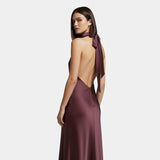 Legacy Sydney | Women’s Backless Satin Long Dress