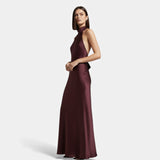 Legacy Sydney | Women’s Backless Satin Long Dress