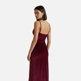 Legacy Sydney | Women’s Ruched Spaghetti Strap Evening Dress