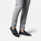Legacy Sydney | Men’s Suede Monk Strap Loafers – Slip-On Elegance