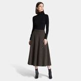 Legacy Sydney | Women’s Elegant Tweed Skirt with Pockets