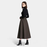 Legacy Sydney | Women’s Elegant Tweed Skirt with Pockets