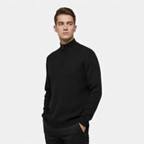 Legacy Sydney | Men’s Warm Minimalist Zippered Knit Sweater