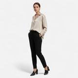 Legacy Sydney | Women’s Silk Satin Blouse – Autumn Poise Edition