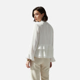 Legacy Sydney | Women's Elegant Chiffon Ruffled Blouse