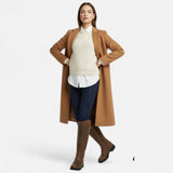 Legacy Sydney | Women’s Knee-High PU Leather Heel Boots – “Angel Baby” Motif