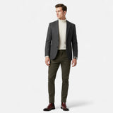 Legacy Sydney | Men’s Chelsea Boots in Polished Noir with Red Sole