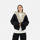 Legacy Sydney | Women’s Winter Hooded Coat – Fur Collar Vintage Style