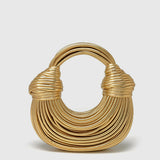 Legacy Sydney | Golden Twisted Hoop Bag