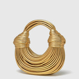 Legacy Sydney | Golden Twisted Hoop Bag