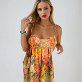 Amalfi Floral Summer Mini Dress