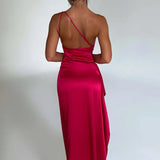 Satin Evening Grown Maxi Dress
