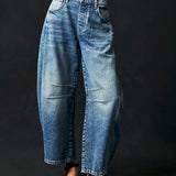 Legacy Sydney | Women's Leopard Print Barrel Jeans