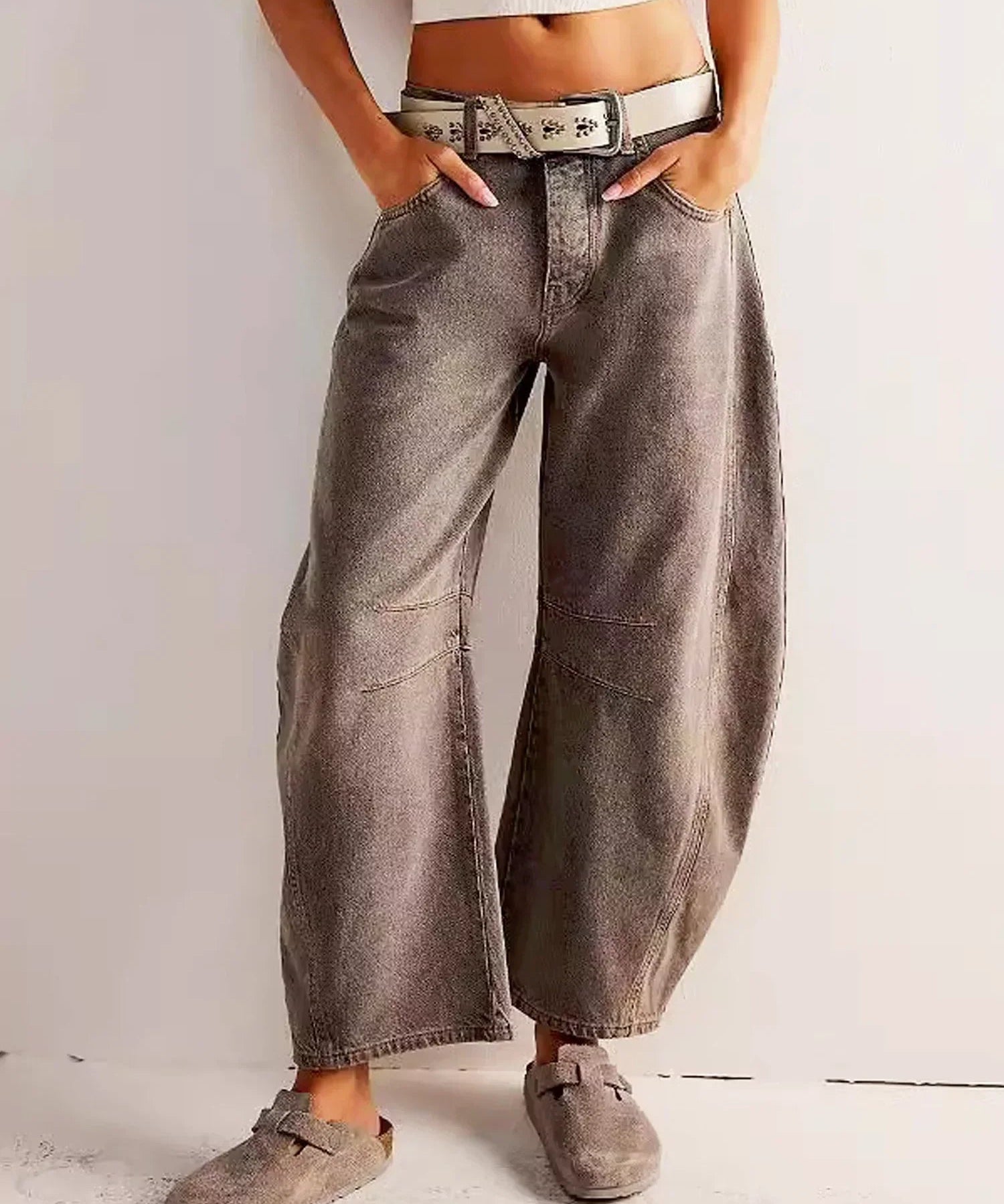 Legacy Sydney | Women's Leopard Print Barrel Jeans