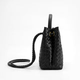 Legacy Sydney | Woven Top Handle Bag with Twist Accent