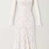 Livilla Long Lace Wedding Guest Maxi Dress