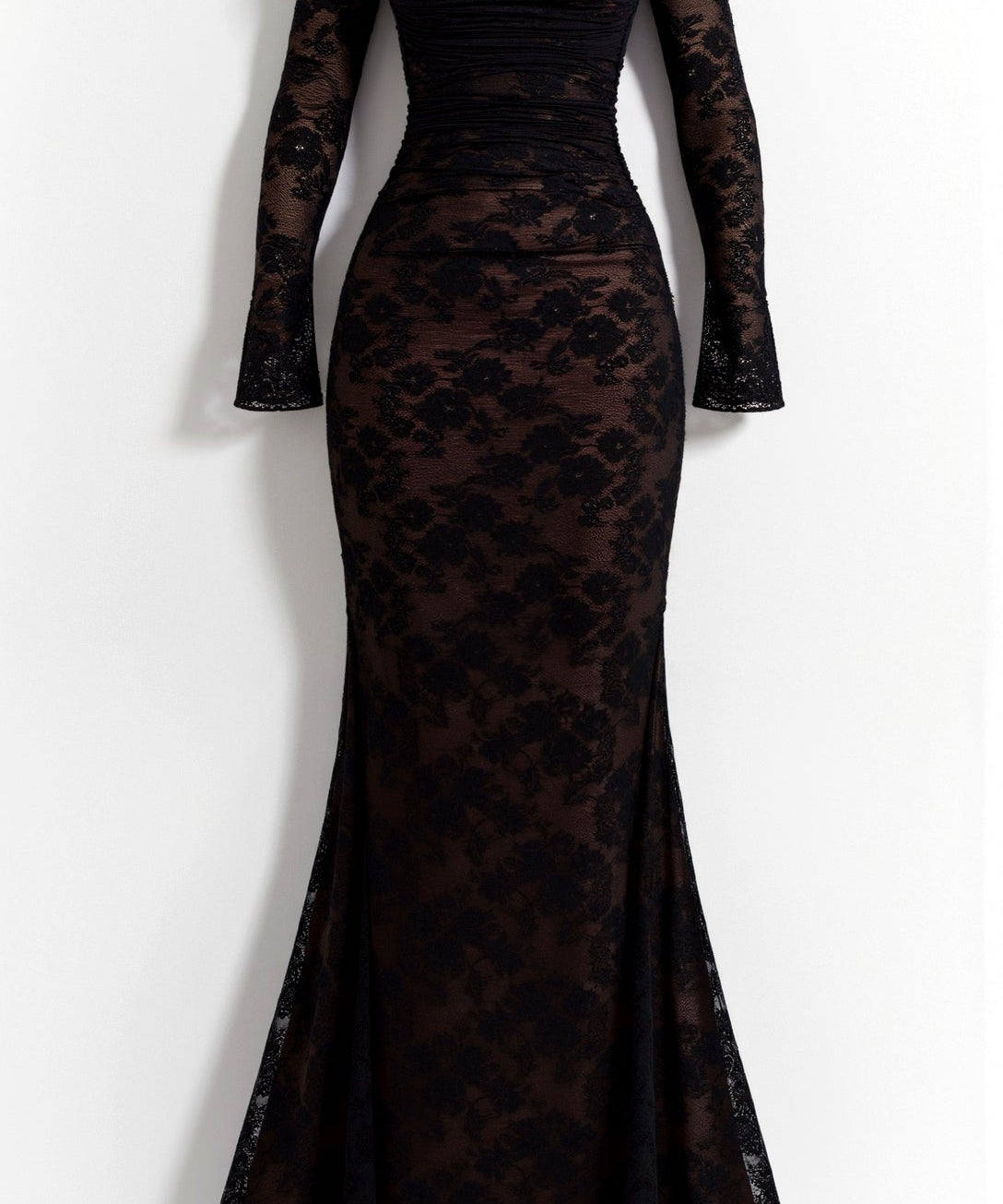 Livilla Long Lace Wedding Guest Maxi Dress