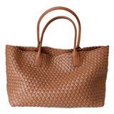 Legacy Sydney | Woven Leather Tote Bag