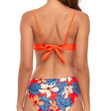 Legacy Sydney | Floral Orange Blouse and Bikini Set for the Beach