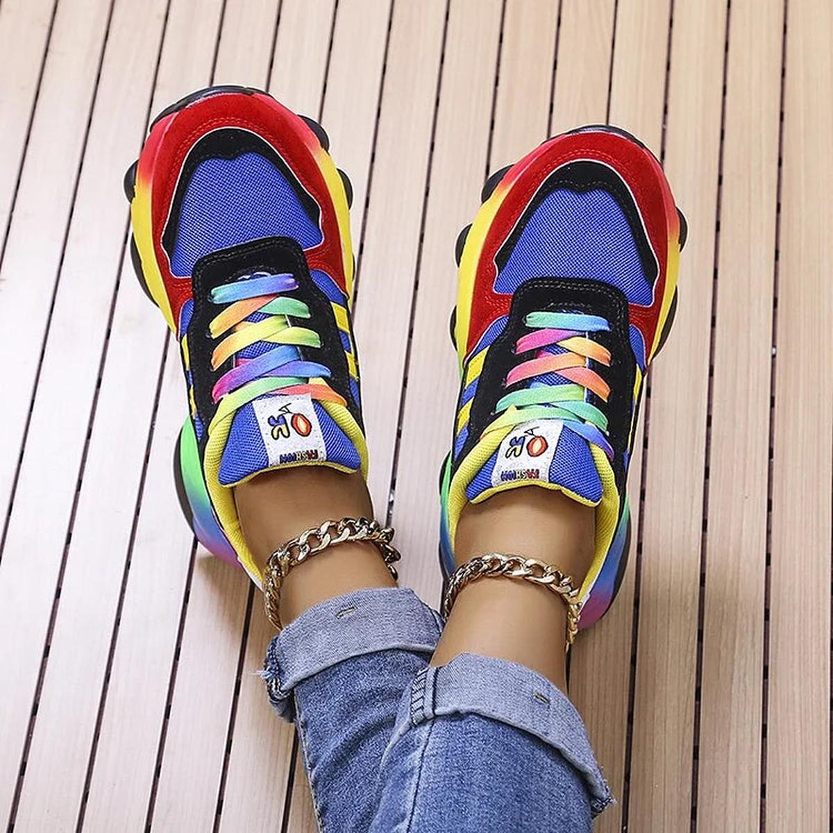 Orthopedic Rainbow Shoes With Arch Support