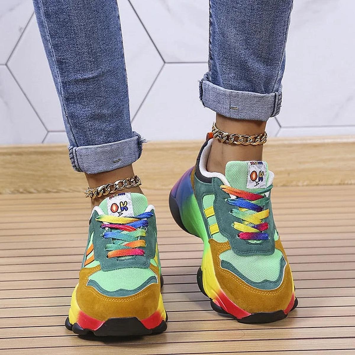 Orthopedic Rainbow Shoes With Arch Support