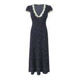Lightweight Summer Polka Dot Midi Dress