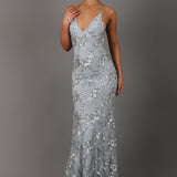 Wedding Guest Sequin Maxi Dress