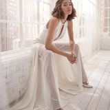 Women's Formal Elegant luxury jumpsuit with V-neck