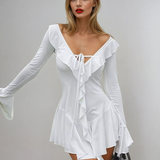 Ruffled Summer Party Mini Dress