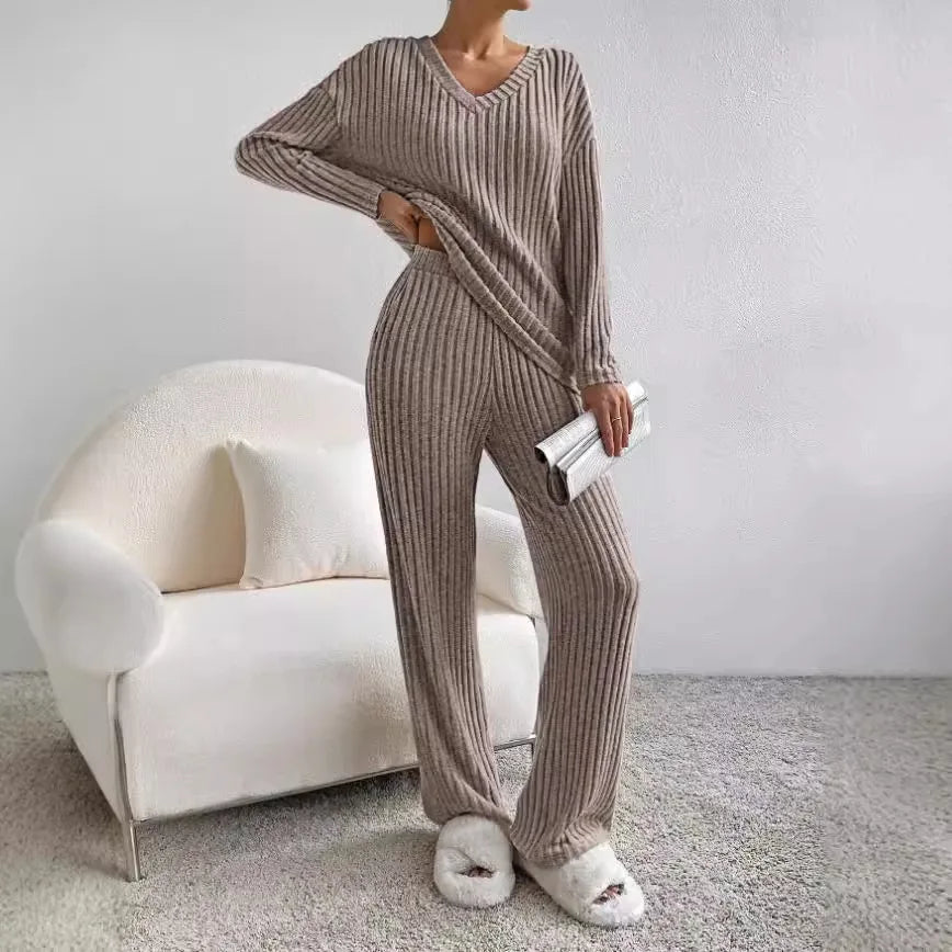 Legacy Sydney | Evangeline Ribbed Knit Lounge Set